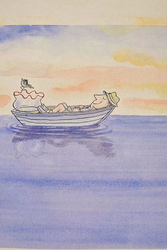 几米原画《微笑的鱼》