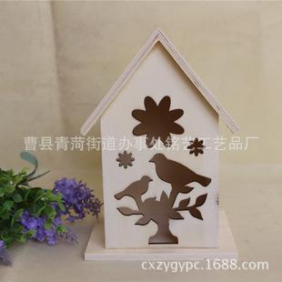 手工鸟窝大量镂空雕刻鸟窝工艺品 精美家居装饰木头鸟屋 创意鸟窝