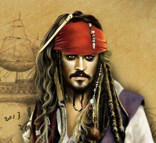 加勒比海盗|插画|创作习作|荣树 - 原创作品 - 站酷