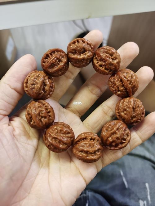 秋子手串 野生小核桃_核桃_手串_文玩_文玩核桃_兴趣爱好_兴趣爱好