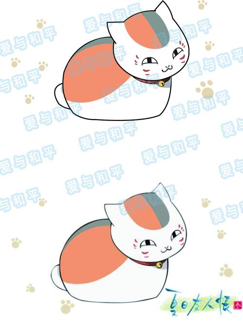 夏目猫咪老师cdr临摹
