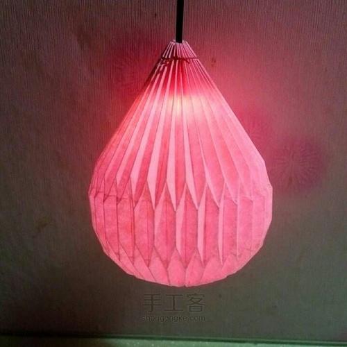 帆思折纸_水滴灯-手工客官网