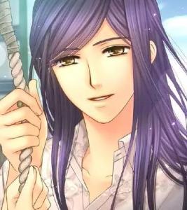 记住我要紫发动漫帅哥,不要看上去像紫色的,要有图哟