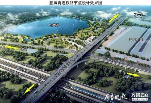 胶州东西大通道工程启动!途经上合示范区计划2022年