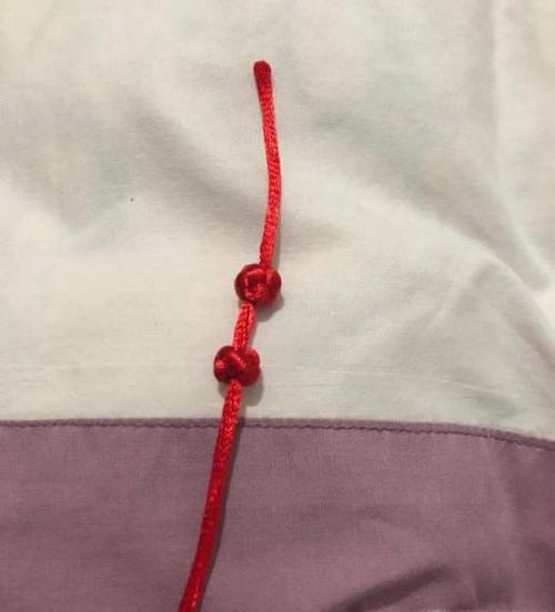 怎么编中国结中的单线纽扣结