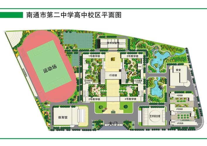 南通二中平面图