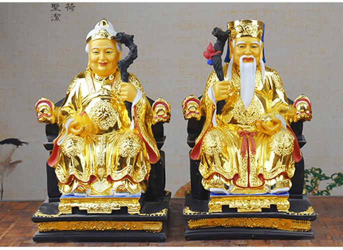 土地公神像 社公土地神福德正神土地婆土地爷家用寺庙