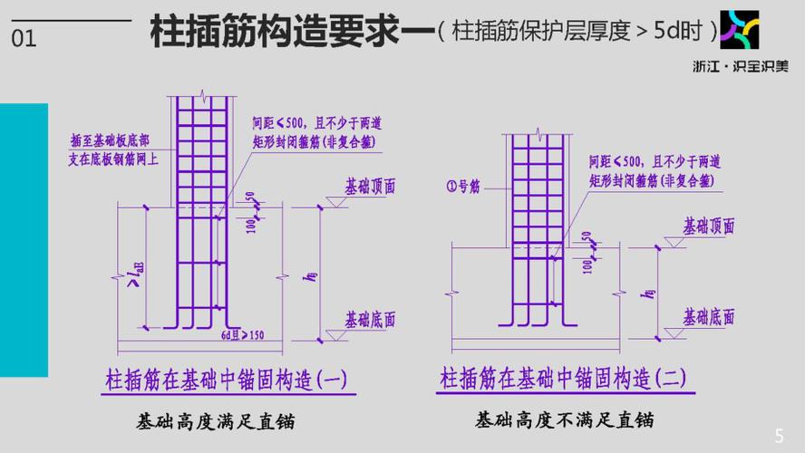 2.6基础标准构造要求3柱插筋