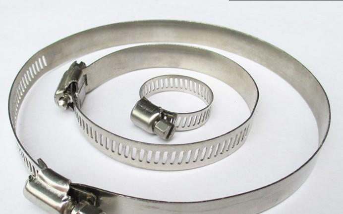 厂家生产不锈钢美式喉箍 卡箍 抱箍 管箍 美式全钢(宽度12mm).