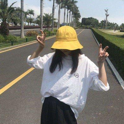 戴帽子的女生小清新头像好看