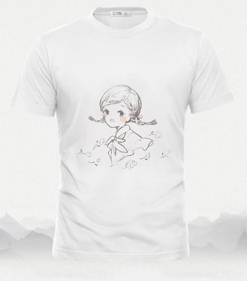 手绘t恤图案素材人物简笔画图案大全