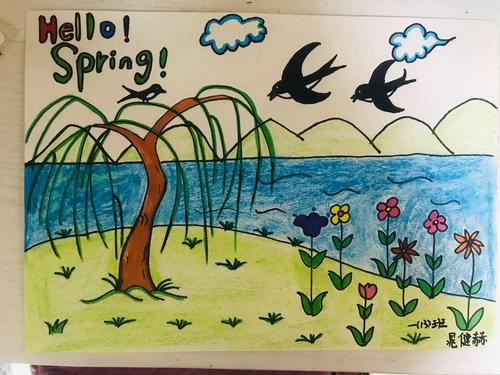 spring!主题创意画及诵读比赛