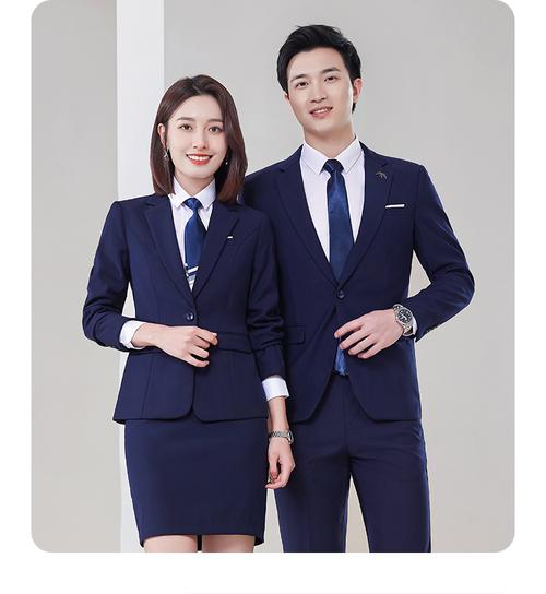 奔驰汽车4s店工作服秋冬宝马销售套装职业装男女西装商务正装制服宝蓝