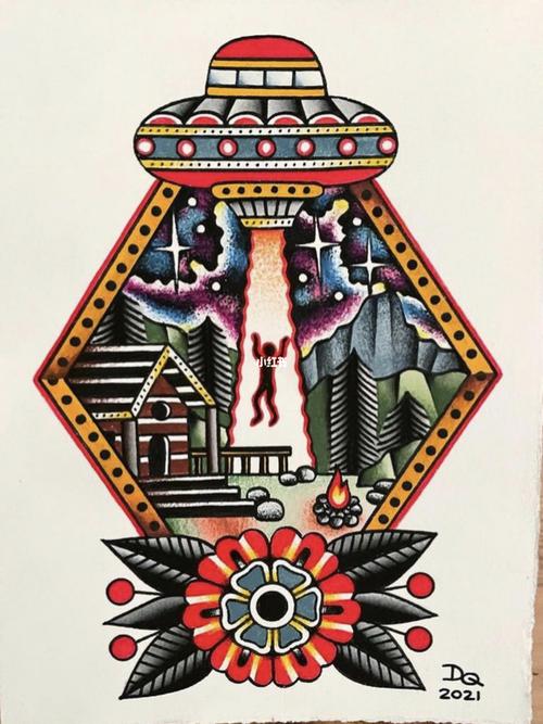 old school 拼接_纹身_oldschool纹身_美妆_彩妆_彩妆