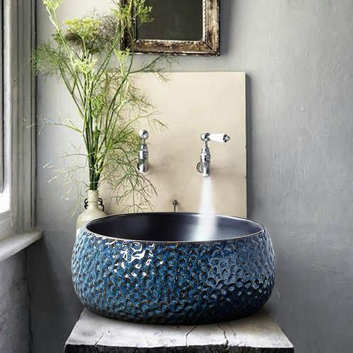 椭圆形台上盆艺术洗脸盆陶瓷卫生间家用台盆面盆台上洗脸盘洗手盆