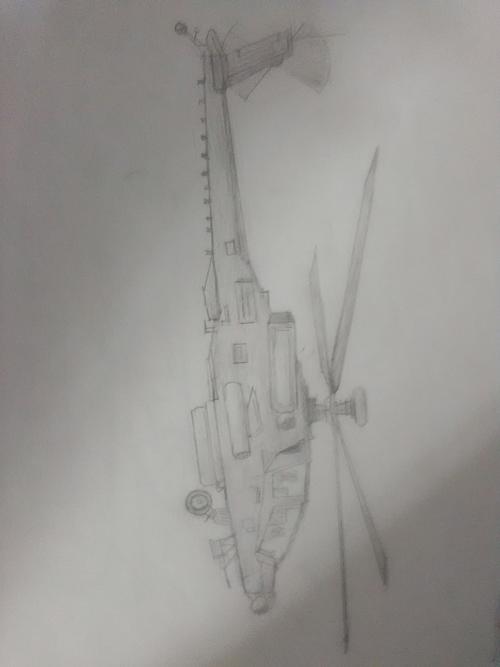 给我画一架直升飞机