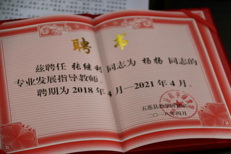 骨干教师传帮带 师徒结对共发展——五莲县初中举行骨干教师与青年