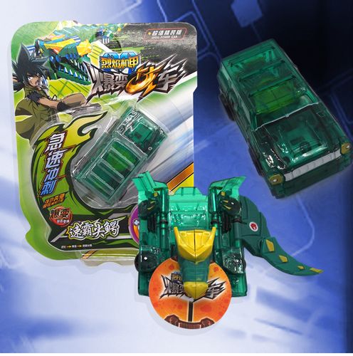 韩国魔幻车神玩具变形车神斗卡口袋热销玩具车塑胶玩具儿童玩具车