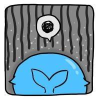 小鲸鱼情侣头像卡通可爱卖萌一左一右 2016七夕情侣头像