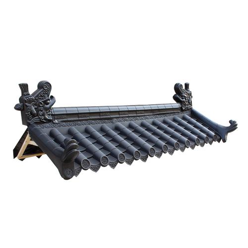 仿古瓦合成树脂瓦琉璃瓦片屋顶厂家直销中式一体假