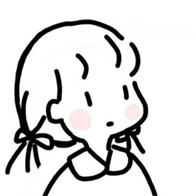 唯美手绘风格的微信情侣头像