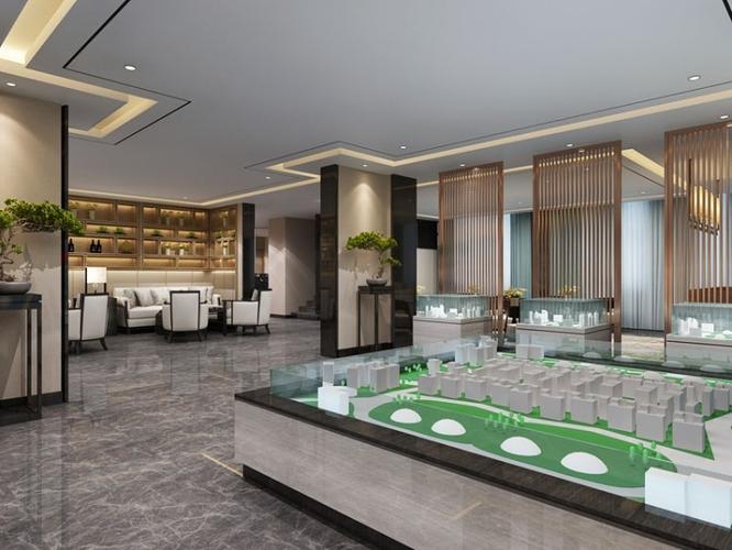 现代售楼部装修效果图