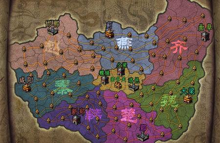七国的地图