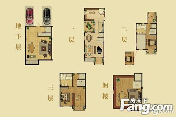 碧桂园凤凰城别墅户型图