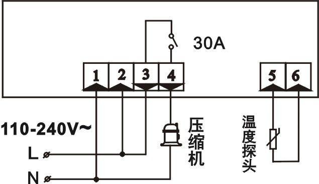 触摸数字电子数显冰箱冷柜冷水机展示柜酒柜电冰箱智能伟森温控器ws