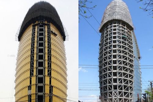 最近看到一美国脱口秀调侃人民日报社新大楼视频,以为真是这样,于是