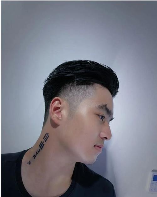 3*露额背头男士发型