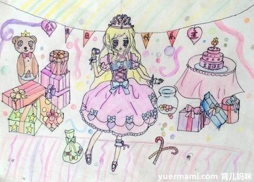 7一9岁儿童画图片作品欣赏(40p)