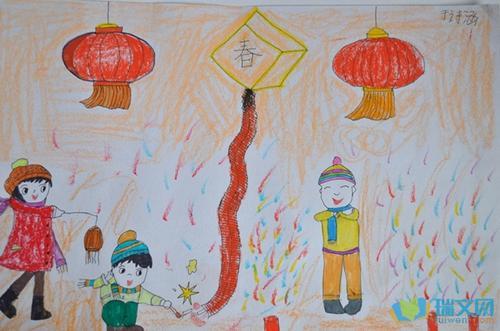 中国春节简笔画