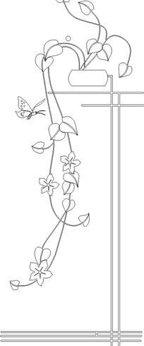 树枝藤蔓简笔画