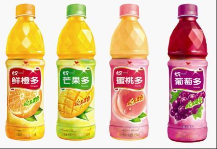 统一鲜橙多带领"多果汁"全系列产品:蜜桃多,紫玉葡萄多,水晶