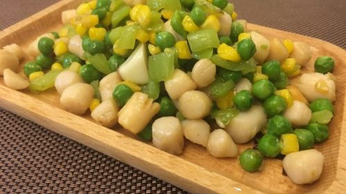 清炒三色扇贝柱 - 清炒三色扇贝柱做法,功效,食材