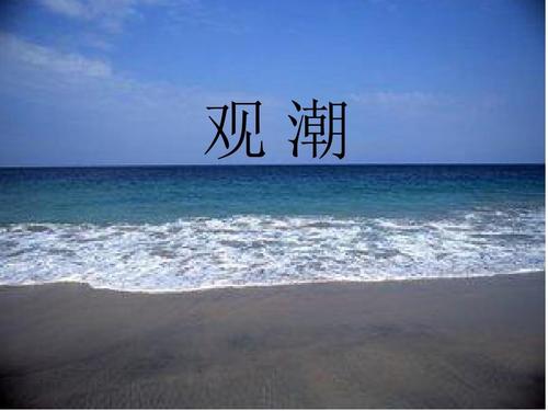 观潮(精品课件)ppt