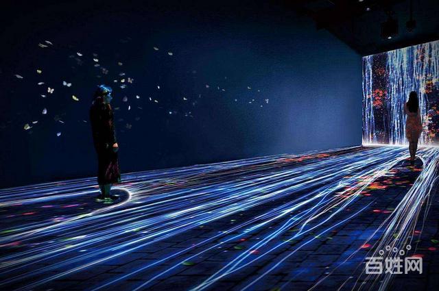 幻影成像,人影跟随,沉浸式空间,建筑投影