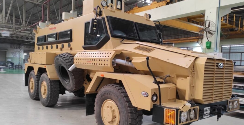 mahindra将在idex 2021上发布最新的装甲车