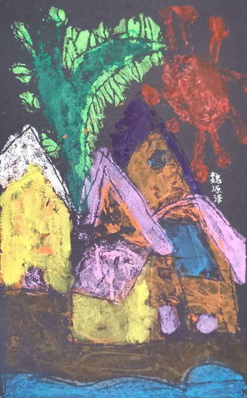 国画班《粉印版画》