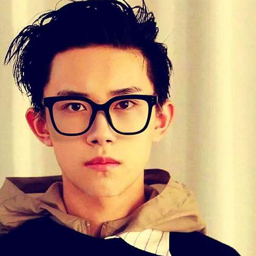 黑框眼镜男潮网红同款ins复古大框眼睛潮流平光镜痞帅