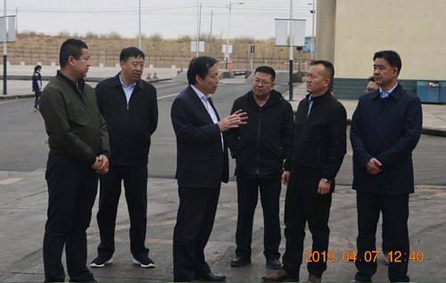 同心县马千里副县长一行莅临煤矿视察工作