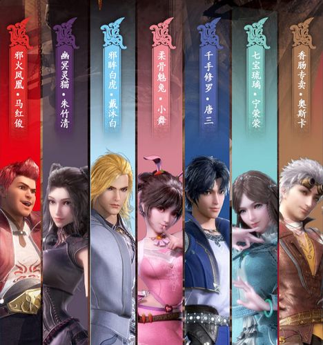 斗罗大陆人物手办斗罗大陆积木人物模型盲盒2020网红新款唐三周边玩具