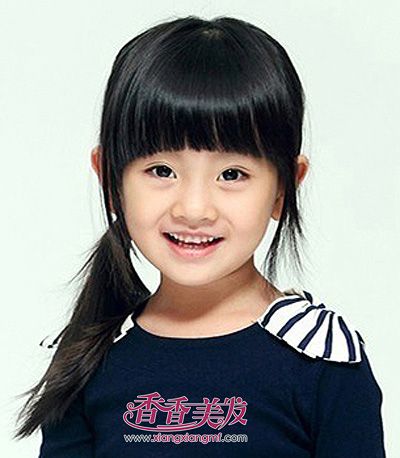 好看的儿童宴会发型 2015最新流行小女孩扎发造型