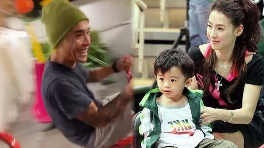 张柏芝三胎生父曝光?与谢霆锋俩儿子开心玩耍,一家人