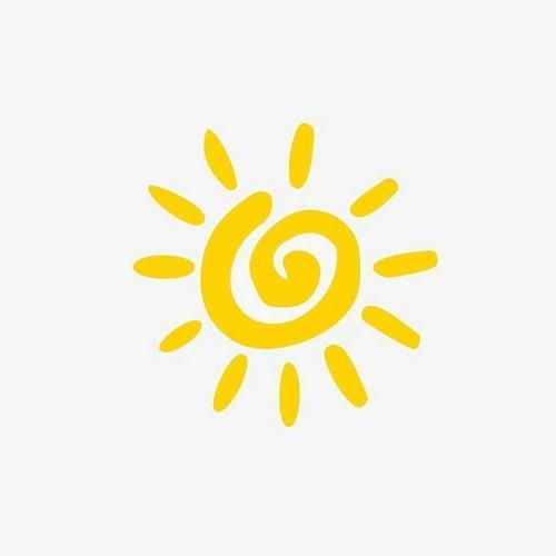 卡通手绘太阳图片素材