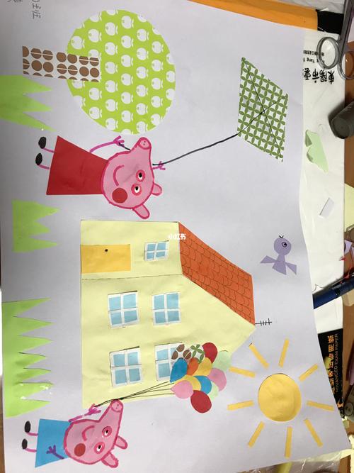 几何图形拼贴画_几何图形_文化_绘画