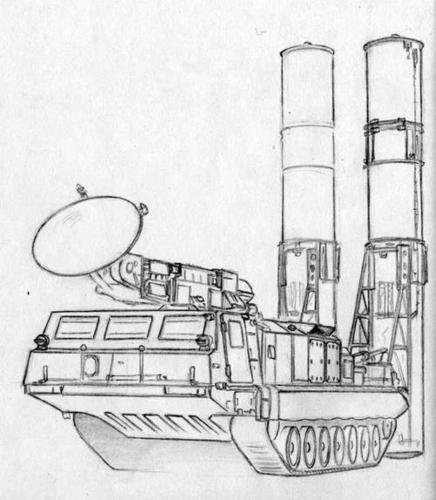 东风17常规导弹简笔画