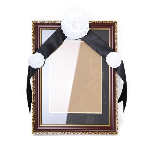 天福寿园 遗像遗照相框神台供奉先人老人 摆台 12寸