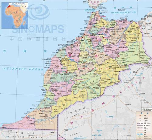 摩洛哥行政区划